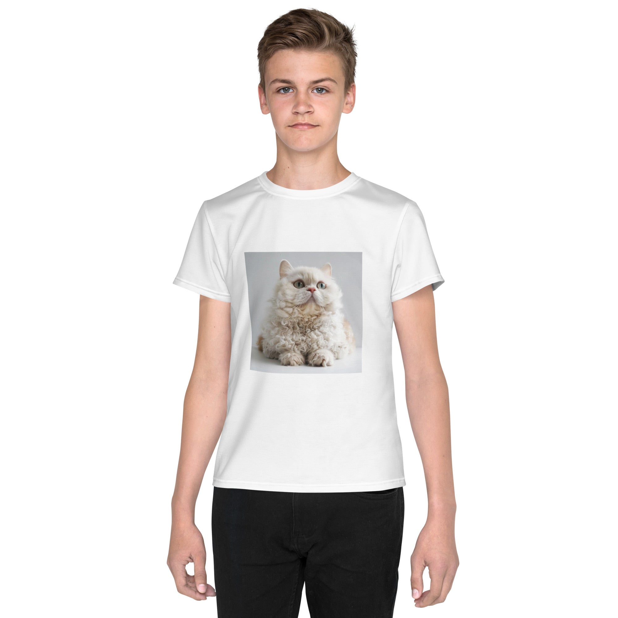 selkrik rex cat t-shirt