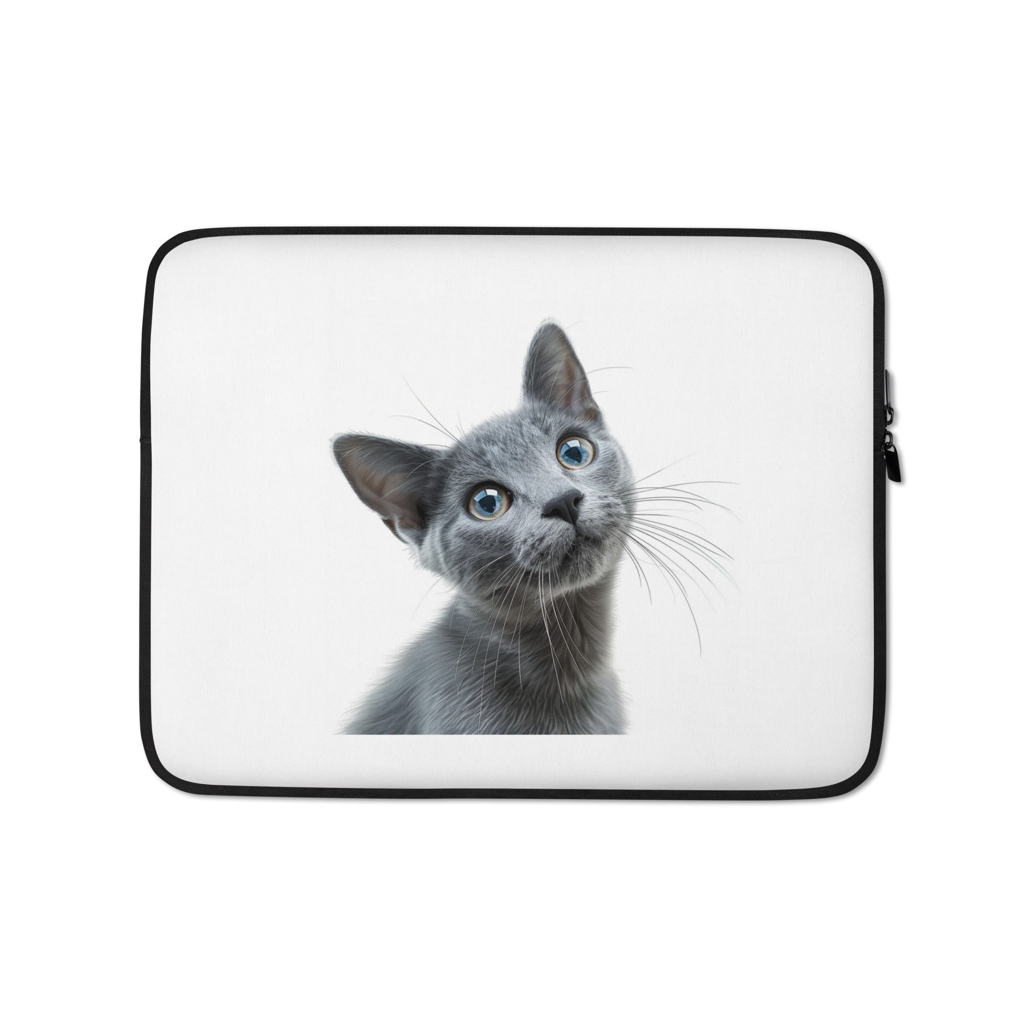 russian blue cat Laptop Sleeve