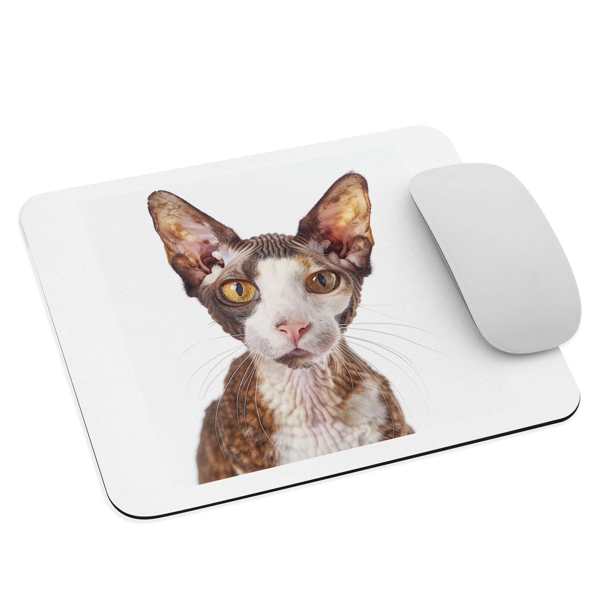 cornish rex cat Mouse pad